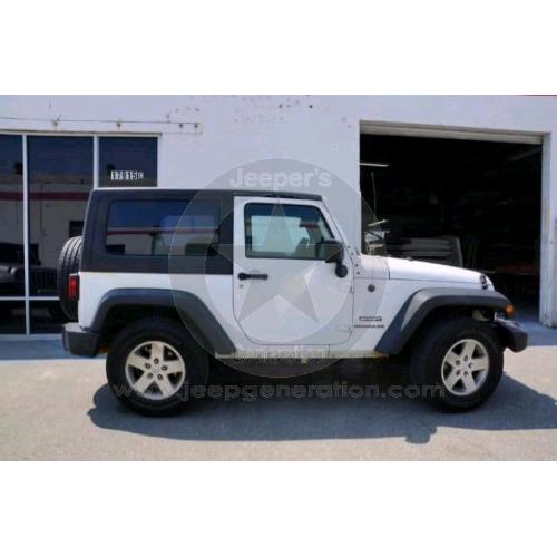 Cappotta rigida HARDTOP jeep WRANGLER Sahara 2 porte del 2011 ottime condizioni colore nero lucido