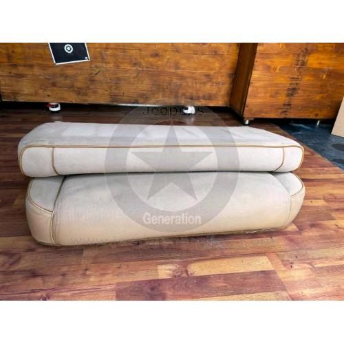 Panchetta sedile stoffa posteriore ribaltabile YJ colore crema marrone chiaro
