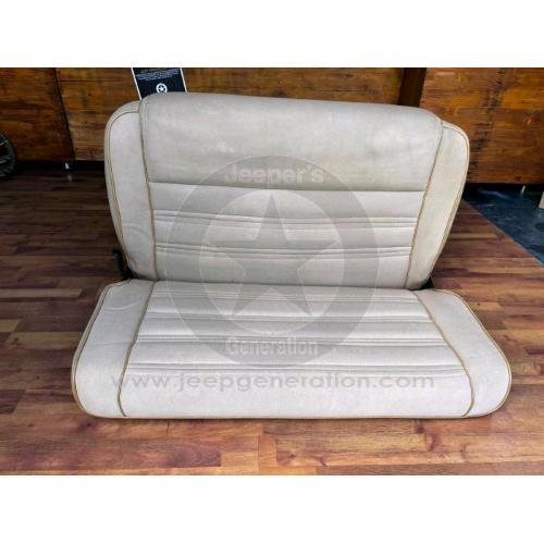 Panchetta sedile stoffa posteriore ribaltabile YJ colore crema marrone chiaro