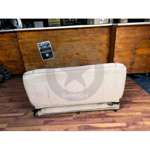 Panchetta sedile stoffa posteriore ribaltabile YJ colore crema marrone chiaro