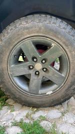 Cerchi Originali MOAB 16x8 Jeep Wrangler TJ Rubicon, perfettamente integri ma verniciati, 4 pezzi