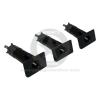 1976-06 Kit 3 perni inserto finestrini superiori mezze porte metallo NERO CJ YJ TJ