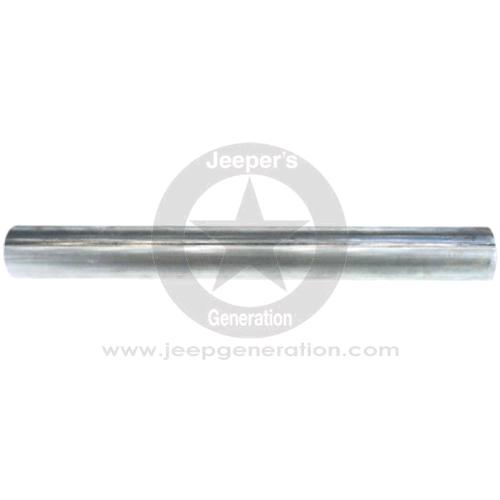Tubo UNIVERSALE acciaio scarico marmitta lungo 120cm diam. 57mm