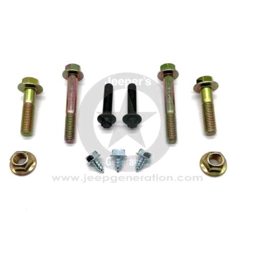1984-06 Kit 6 bulloni accoppiamento campana cambio motore AX15 BA10 NV3550 NSG370 XJ MJ YJ TJ