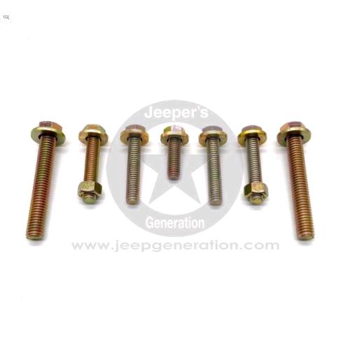 1972-91 Kit 7 bulloni accoppiamento campana cambio 4.2 5.0 CJ SJ