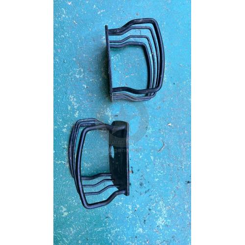 Coppia griglie protezione nere in metallo per fari posteriori CJ e Wrangler TJ YJ