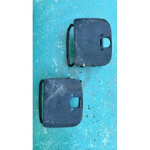 Coppia griglie protezione nere in metallo per fari posteriori CJ e Wrangler TJ YJ