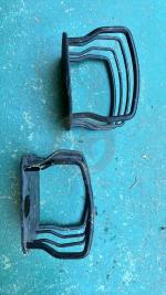Coppia griglie protezione nere in metallo per fari posteriori CJ e Wrangler TJ YJ