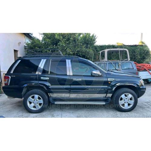 Jeep Grand Cherokee WJ 4.7 2001 per ricambi, motore 117.000 km, portapacchi, interni integri, numerosissimi accessori Startech, volante radica