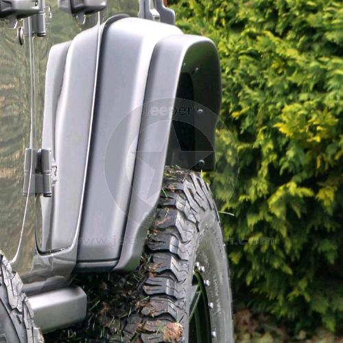 2020-UP Kit 4 codolini estensione parafanghi plastica +5cm JL Wrangler 4XE