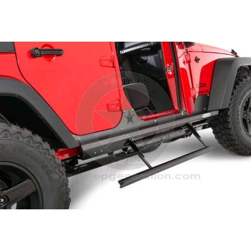 2007-18 Coppia pedane laterali motorizzate retraibili JK 4 PORTE